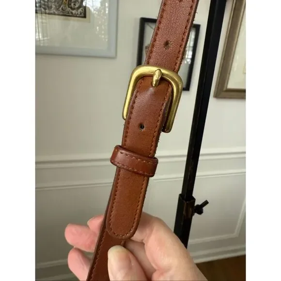 Vintage 90s Coach Prairie Bag 9954 British Tan Leather Flap Turnlock Crossbody B - Picture 13 of 14